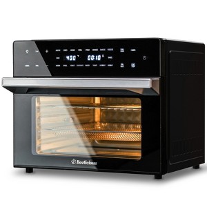 Aeitto 32QT 19-in-1 Air Fryer Toaster Oven Combo with Rotisserie & Dehydrator, 1800W Digital Convection Oven, Fits 13" Pizza, Includes 6 Accessories - 1 of 4