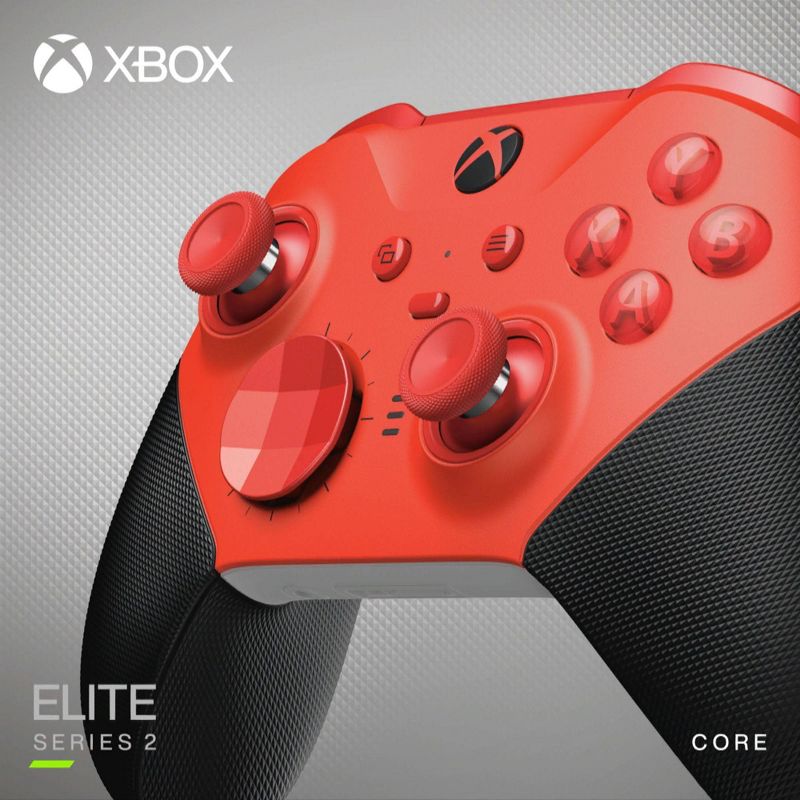 Xbox Elite Core Wireless Controller - Red, 5 of 6