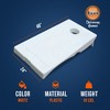 Driveway Games 2 by 4 Foot All Weather Indoor and Outdoor Portable Cornhole Boards with Locking Bag Storage and Bean Bags, White (2 Pack) - 3 of 4