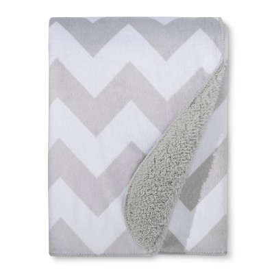 gray baby blanket