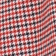 red black multi houndstooth