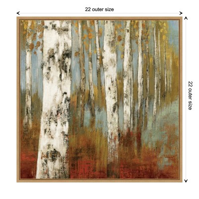 Amanti Art Along the Path II by Allison Pearce Canvas Wall Art Print Framed 22 x 22-in.