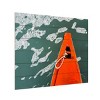 Trademark Fine Art Ugur Erkmen Red Wood Slat Art - 2 of 4