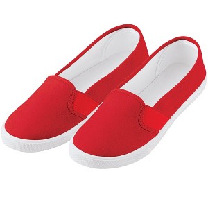 Collections Etc Stretch Gore Canvas Sneakers - 1 of 4