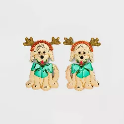 SUGARFIX by BaubleBar 'Home for the Paw-Lidays' Statement Earrings - Gold