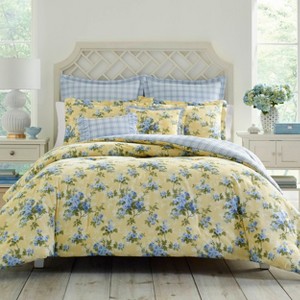 Twin Yellow Cassidy Comforter Set - Laura Ashley