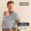 KeaBabies Original Baby Wraps Carrier, Baby Sling Carrier, Stretchy Infant Carrier for Newborn, Toddler - 4 of 4