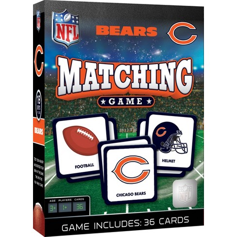 Masterpieces Officially Licensed Nfl Chicago Bears Matching Game For Kids  And Families : Target