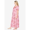 Only Necessities Plus Size Long Silky Lace-Trim Gown - 4 of 4
