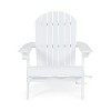 GDFStudio Kandyce Outdoor Acacia Wood Folding Adirondack Chair with Cup Holder (Set of 2) - 4 of 4