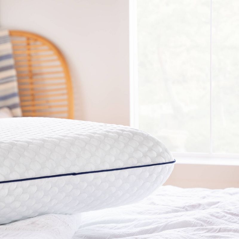 Essentials AlwaysCool Gel Memory Foam Bed Pillow - Linenspa, 4 of 9