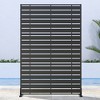 Dovelina Metal Outdoor Privacy Screen Freestanding Garden Privacy Screen - 2 of 4