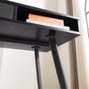 LIVAREEmlen Mid Century Desk with USB Ports and Power Outlet, Modern Writing Study Desk with Drawers, Multifunctional Home Office Computer Desk - 4 of 4