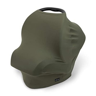 Image of Simka Rose 6-in-1 Nursing Cover & Baby Carseat Cover, Moss
