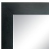 20" x 24" Tribeca Wood Framed Wall Mirror Black - Amanti Art - image 4 of 4