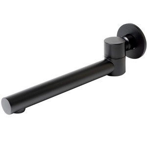 ALFI Black Matte Round Foldable Tub Spout - 1 of 4