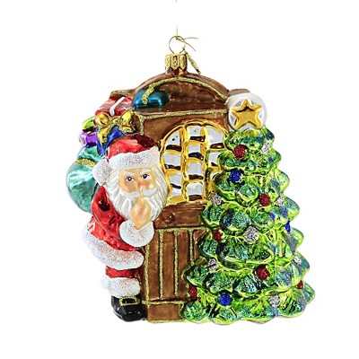 Huras 6.25" Grand  Entrance Ornament Christmas Eve Door  -  Tree Ornaments