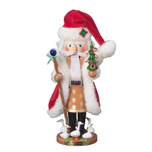 Steinbach 12 Days Of Christmas Musical Nutcracker, 5 Golden Rings, 6 Geese a Laying - 1 of 4
