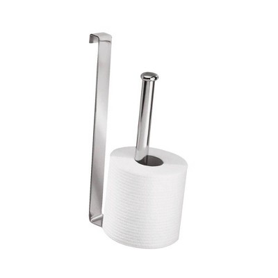 Chrome Over-the-Tank Toilet Paper Holder and Reserve