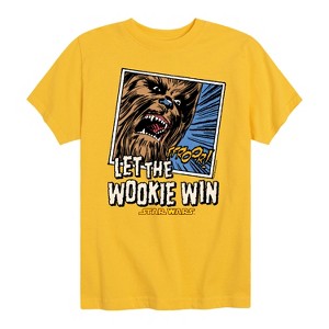 Boys' - Star Wars - Let The Wookie Win Short Sleeve Graphic T-Shirt - 1 of 4