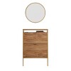 Sauder International Lux Shoe Organizer with Mirror Sindoori Mange - 2 of 4