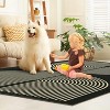 Living Room Rug, Soft Washable Rug Arch Rug, Non Slip Low Pile Floor Carpet Indoor for High Traffic Area in Nursery Bedroom Kitchen - 4 of 4