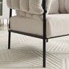 PAGED Modern Accent Chair Comfy Upholstered Armchair with Metal Legs, Living Room Chairs with High Rebound Sponge Seat Cushion for Office - 4 of 4