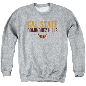 California State University Dominguez Hills Official Stacked Adult Crewneck Sweatshirt - 1 of 4