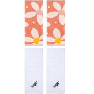 REGALWOVEN 4 Pcs Bathroom Pure Cotton Soft Absorbent Hand Towels 13 x 29 Inch - 1 of 4