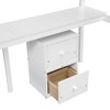 NicBex Twin Sie Loft Bed with Desk Wooden Bed Frame with 2 2 Drawers Drawers, Ladder and Full Length Guardrail, No Box Spring Required - 4 of 4