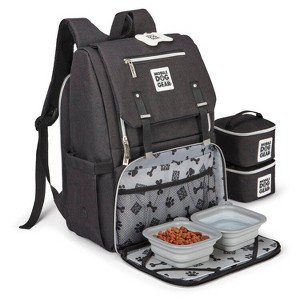 Mobile Dog Gear Patented Ultimate Week Away Backpack, Black - 1 of 4