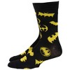 Adult Batman History of Logos Crew Socks - 2 of 4