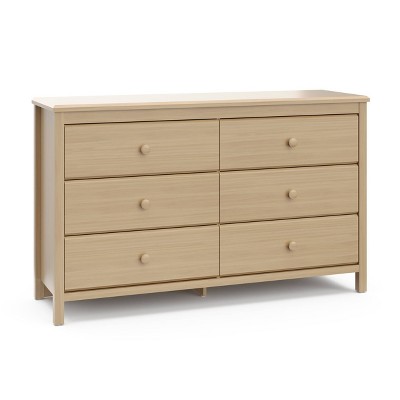 Storkcraft Alpine 6-Drawer Double Dresser  - Driftwood