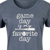 Women's - Instant Message - Game Day Favorite Day Graphic T-shirt Dress - 2 of 4