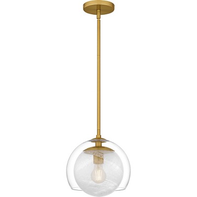 Eslinger 1-Light Brushed Gold Mini Pendant