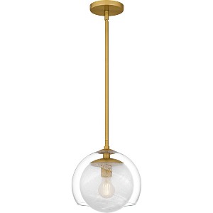 Eslinger 1-Light Brushed Gold Mini Pendant - 1 of 4
