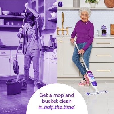 Swiffer Power Mop Multi-Surface Kit with Scrubbing Strips