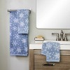 SKL Home 2pk Scattered Snowflakes Hand Towel Set - 4 of 4