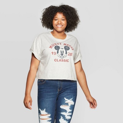 women's plus size mickey mouse shirt