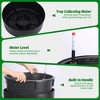 ODK Set of 2 Tall Planters for Outdoor Plants, Large Planters for Outdoor Indoor Plants, Automatic Watering, for for Porch, Patio, Backyard - 4 of 4