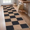 Nasitip Modern Checkerboard Pattern Area Rugs for Living Room Soft Low Pile Non-Sliping, Machine Washable - 2 of 4