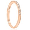 Pompeii3 1/4ct Diamond Ring 14K Rose Gold - 2 of 4