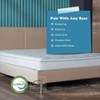 NicBex Twin Size 8 Inch Cool Gel Memory Foam and Innerspring Mattress for a Cool Sleep,Fiberglass Free,Medium Feel Mattresses,White+Green - 4 of 4