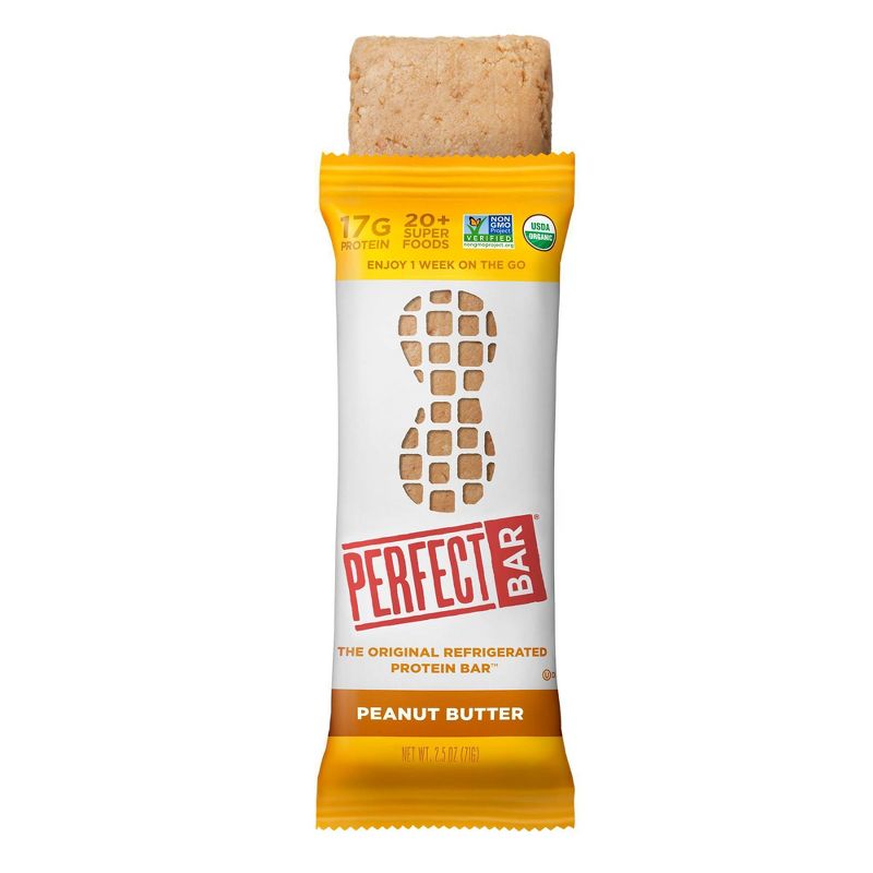 Perfect Bar Peanut Butter Refrigerated Protein Bar - 60oz/24ct, 3 of 12