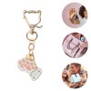 Unique Bargains Cat Handbag Charm 3.54" 1 Pc - 3 of 4