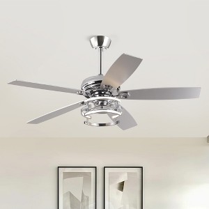 Parrot Uncle 52" LED Ceiling Fan with Light and Remote - 1 of 4