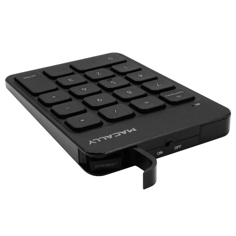 Macally RF Wireless Portable 18 Numeric Keypad Keyboard - 18 Keys, 5 of 8
