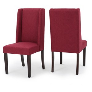 Rory Dining Chair (Set of 2) - Deep Red - Christopher Knight Home, Depp Red