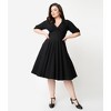 Unique Vintage Women's Plus Delores Swing Dress - 3 of 4