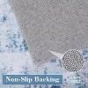 Runner Rug - Washable Stain Resistant Throw Carpet with Non-Slip Backing, Low Pile Foldable Floor Cover for Kitchen Hallway Laundry Bathroom - 3 of 4